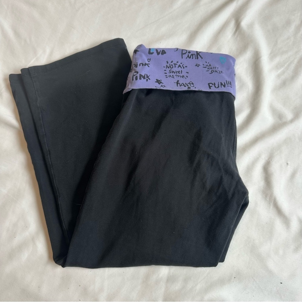 Y2K PINK Victoria’s Secret Foldover Capri Pants - Picture 5 of 5